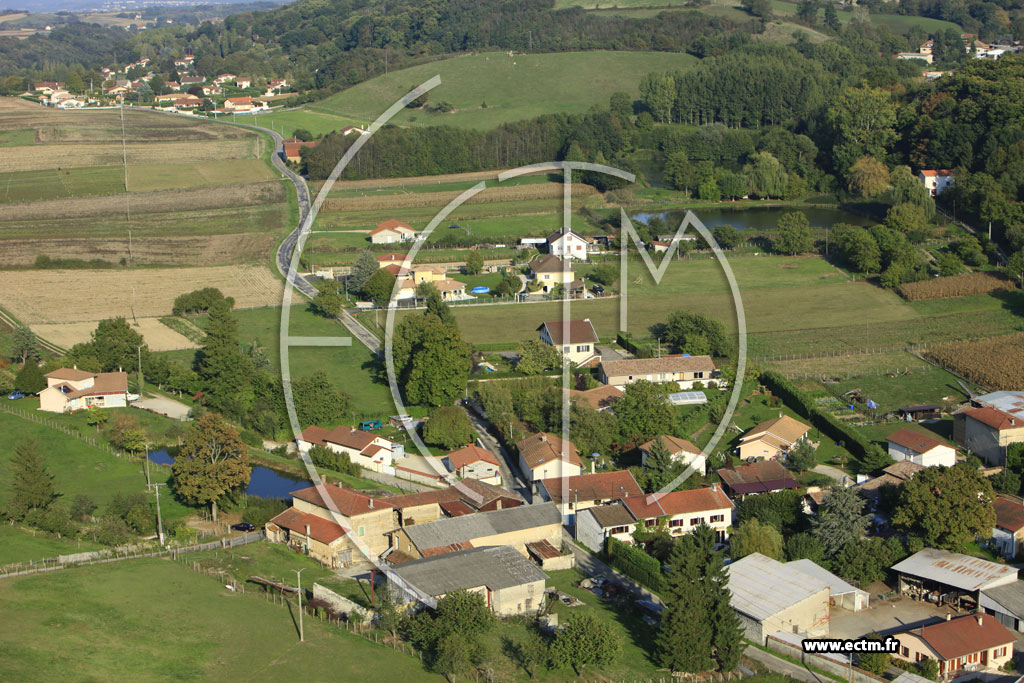 Photo arienne de Saint-Georges-d'Espranche (Combe-Rousse)