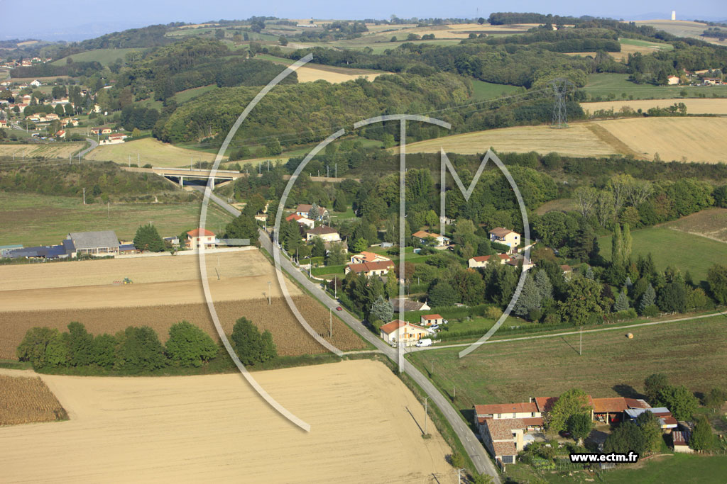 Photo arienne de Saint-Georges-d'Espranche (Le Brachet)