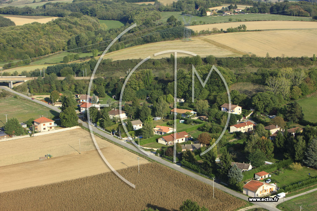 Photo arienne de Saint-Georges-d'Espranche (Le Brachet)