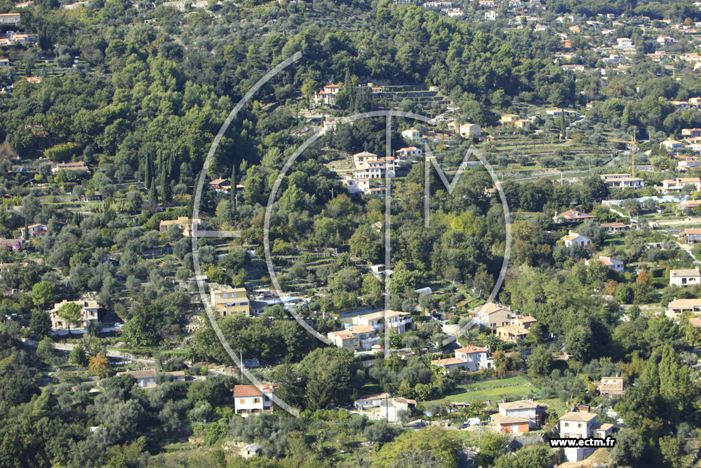 Photo arienne de Gattires (Chemin des Moulins)