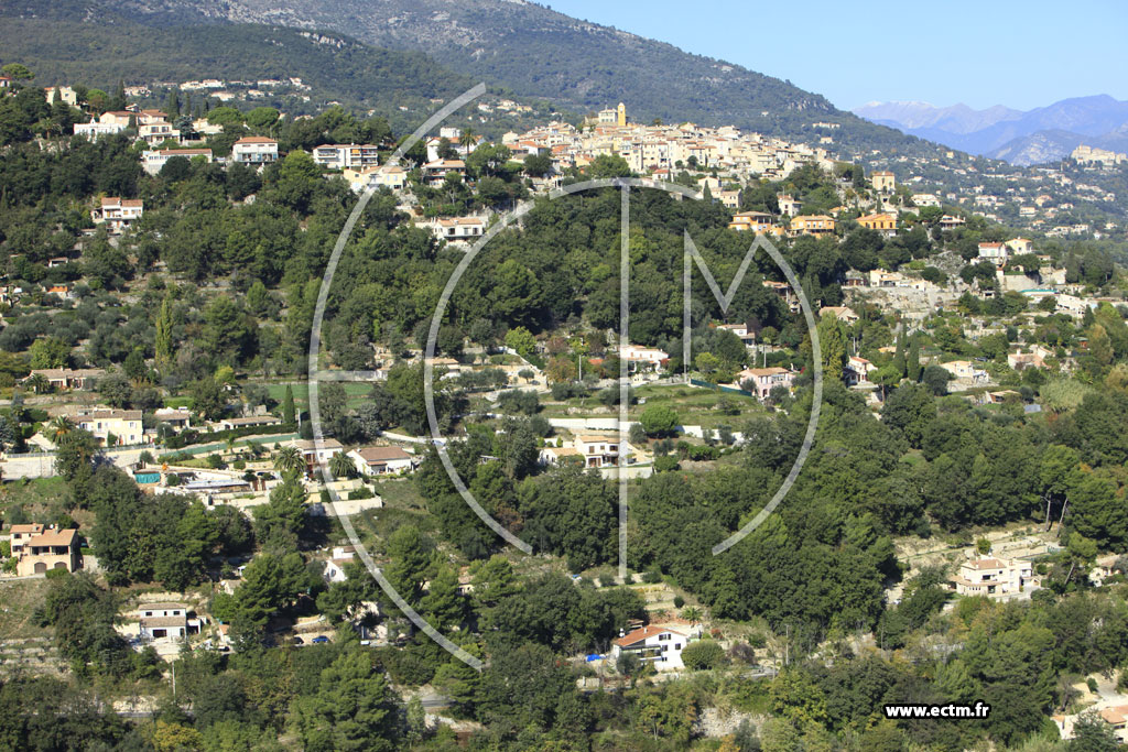 Photo arienne de Gattires (Les Serres)