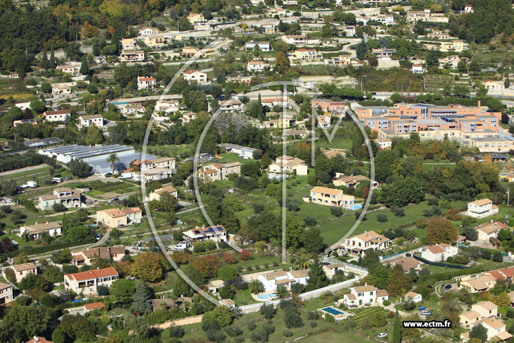 Photo arienne de Saint-Jeannet (Chemin de l'Houm)