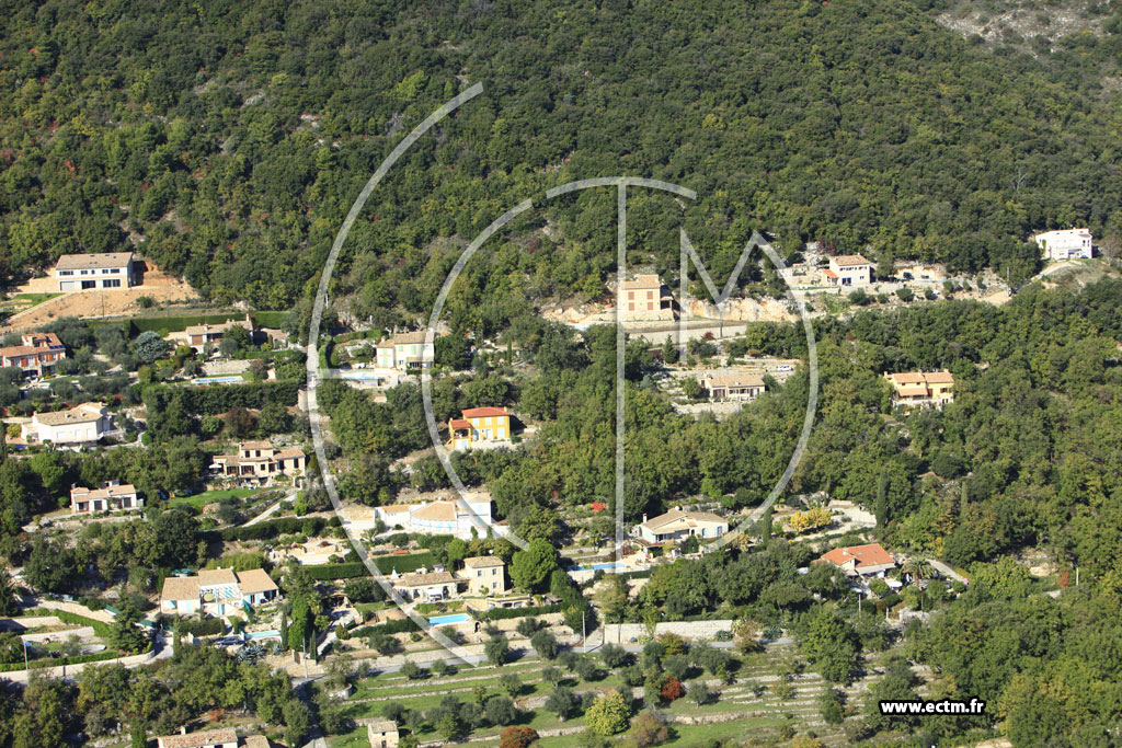 Photo arienne de Saint-Jeannet (Chemin de la Sablire)