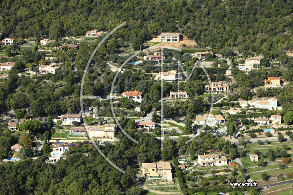 Photo arienne de Saint-Jeannet (Chemin de la Sablire)