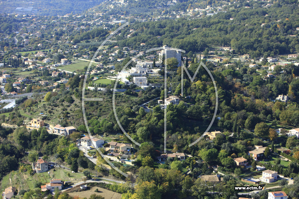 Photo arienne de Saint-Jeannet (Chemin de Provence)