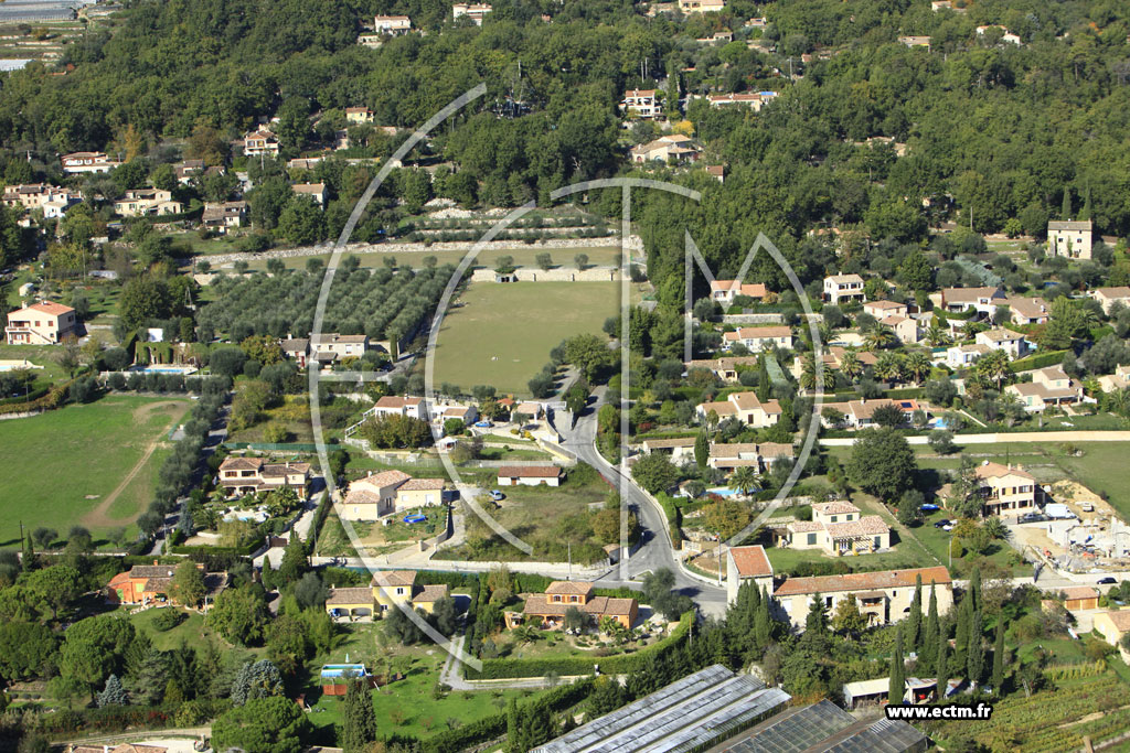Photo arienne de Saint-Jeannet (Chemin des Billoires)