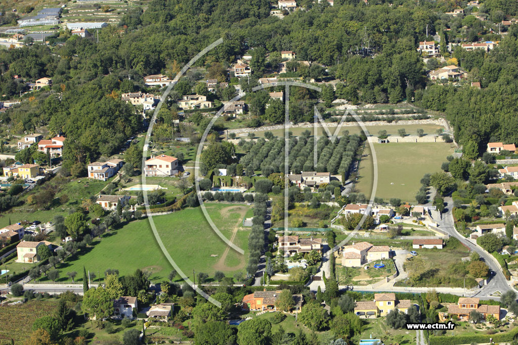 Photo arienne de Saint-Jeannet (Chemin des Billoires)