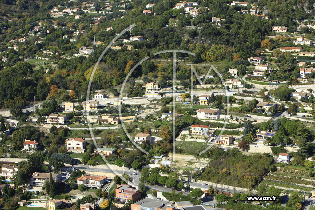 Photo arienne de Saint-Jeannet (Chemin des Sausses)