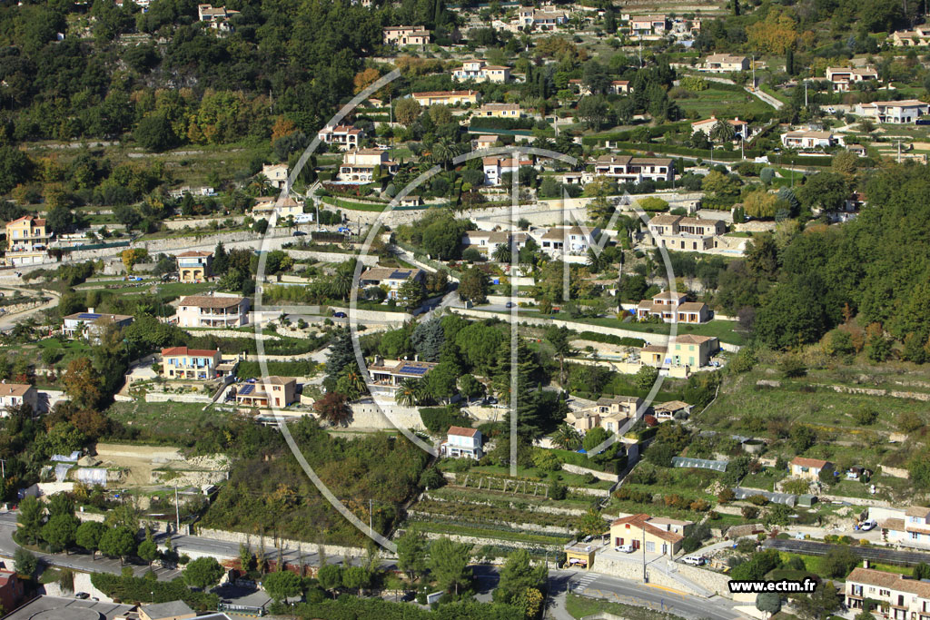 Photo arienne de Saint-Jeannet (Chemin des Sausses)