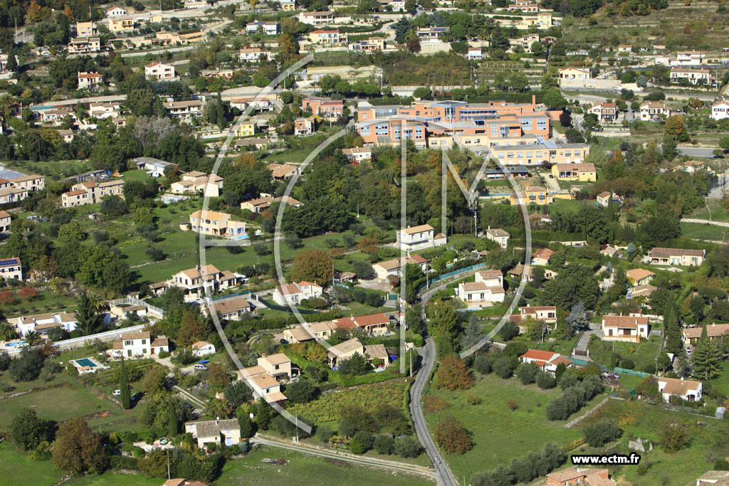 Photo arienne de Saint-Jeannet (Chemin du Parriaou)