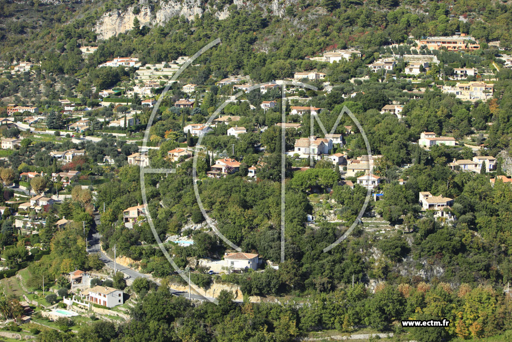 Photo arienne de Saint-Jeannet (Route de Saint-Jeannet)
