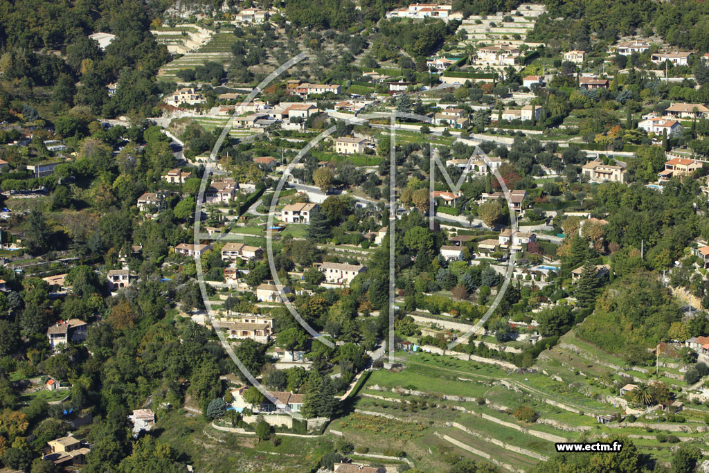 Photo arienne de Saint-Jeannet (Route de Saint-Jeannet)