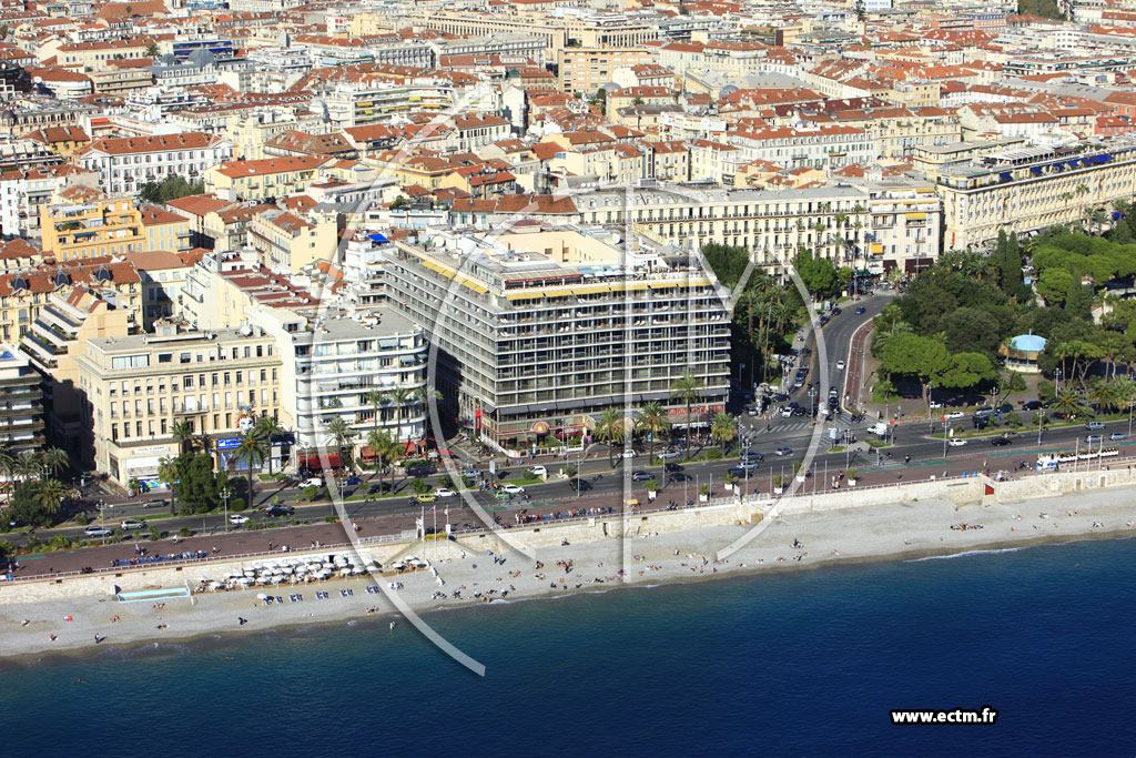 Photo arienne de Nice (Promenade des Anglais)