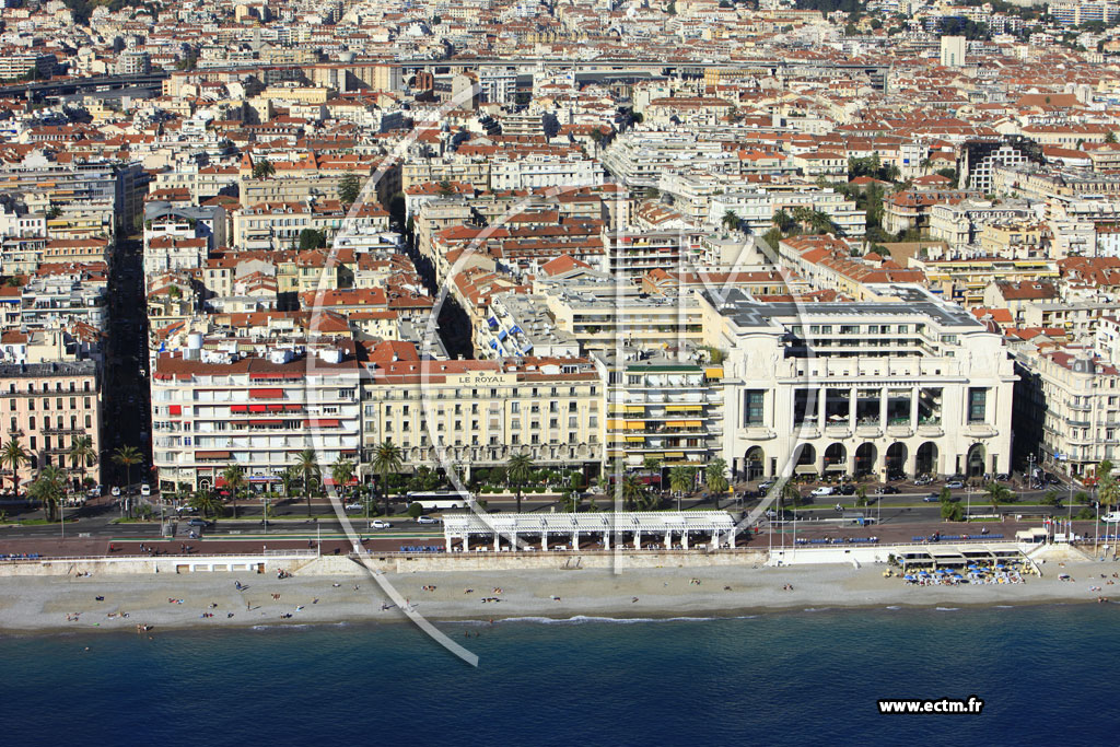Photo arienne de Nice (Promenade des Anglais)