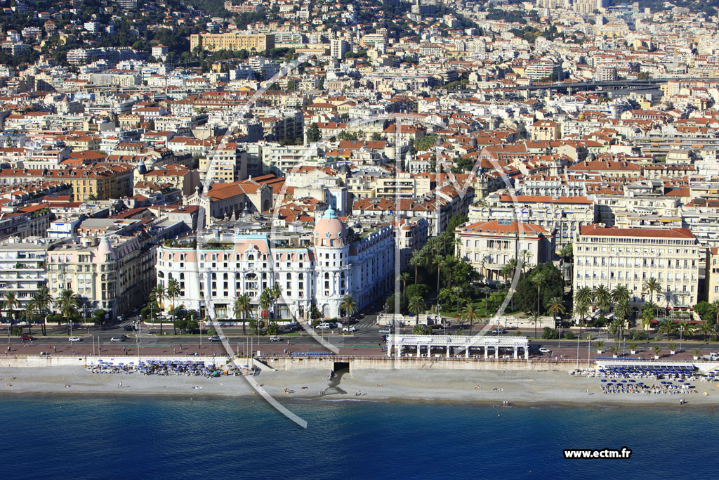Photo arienne de Nice (Promenade des Anglais)