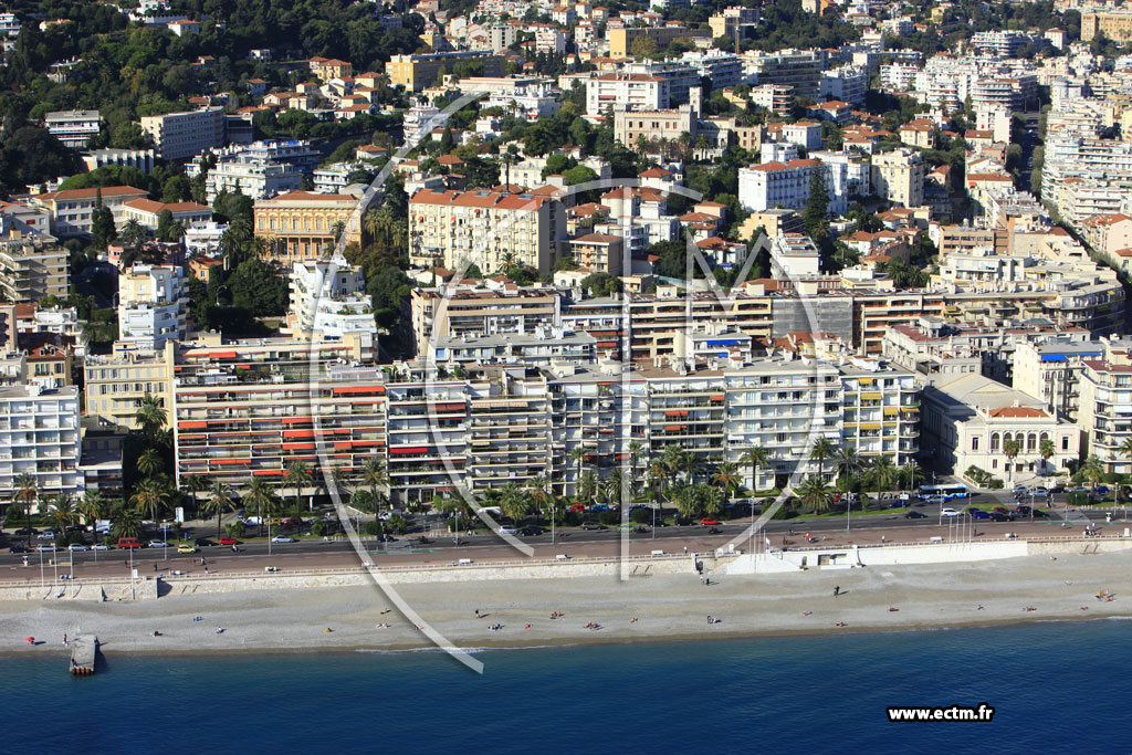 Photo arienne de Nice (Promenade des Anglais)