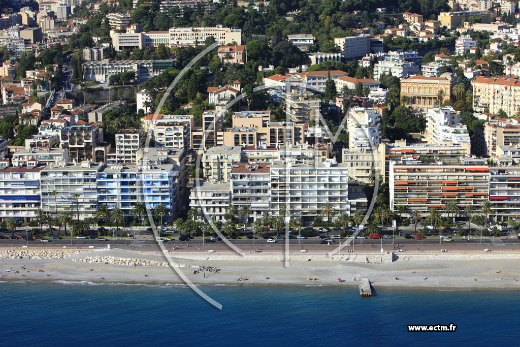 Photo arienne de Nice (Promenade des Anglais)