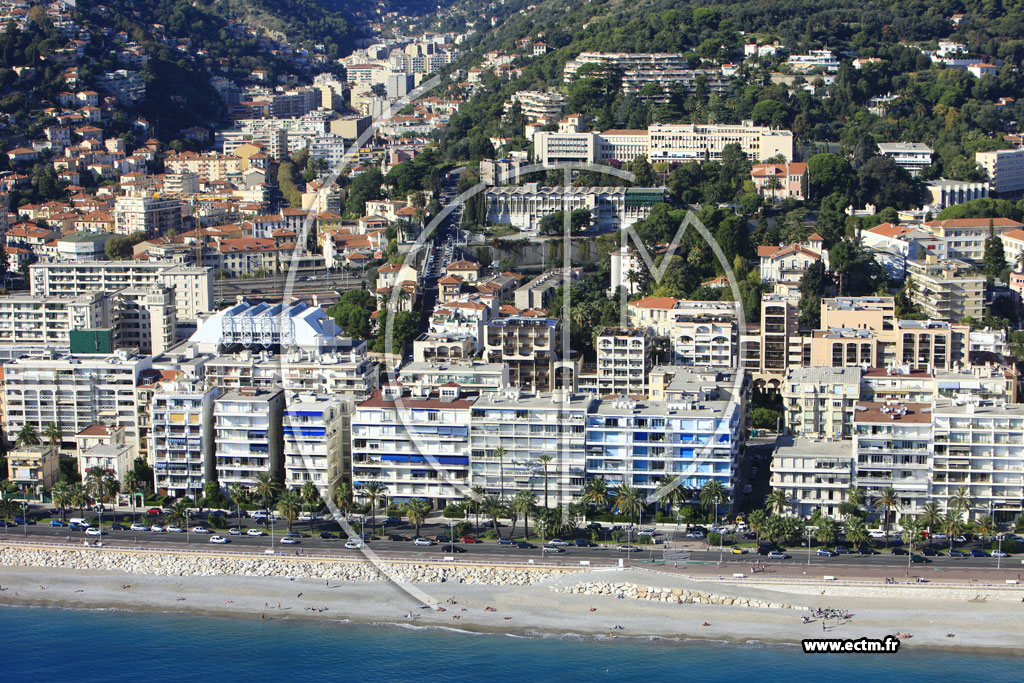 Photo arienne de Nice (Promenade des Anglais)
