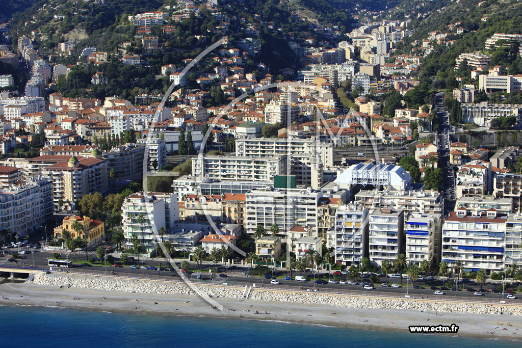 Photo arienne de Nice (Promenade des Anglais)