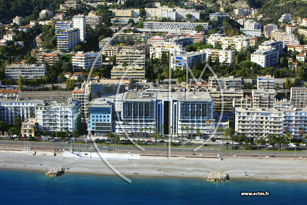 Photo arienne de Nice (Promenade des Anglais)