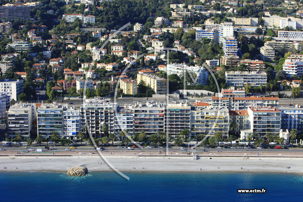 Photo arienne de Nice (Promenade des Anglais)