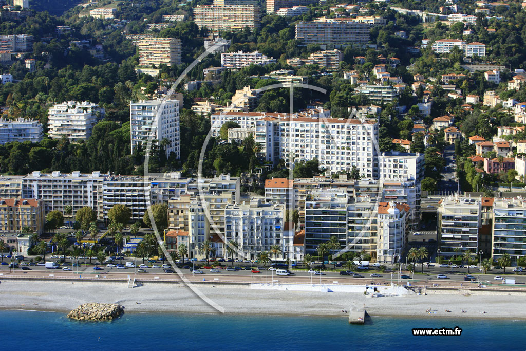 Photo arienne de Nice (Promenade des Anglais)