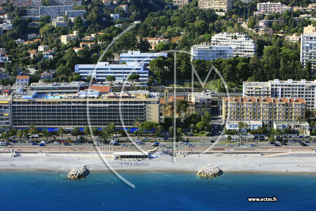 Photo arienne de Nice (Promenade des Anglais)