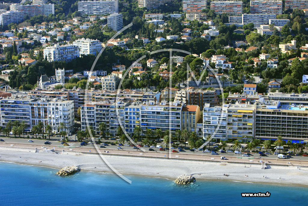 Photo arienne de Nice (Promenade des Anglais)