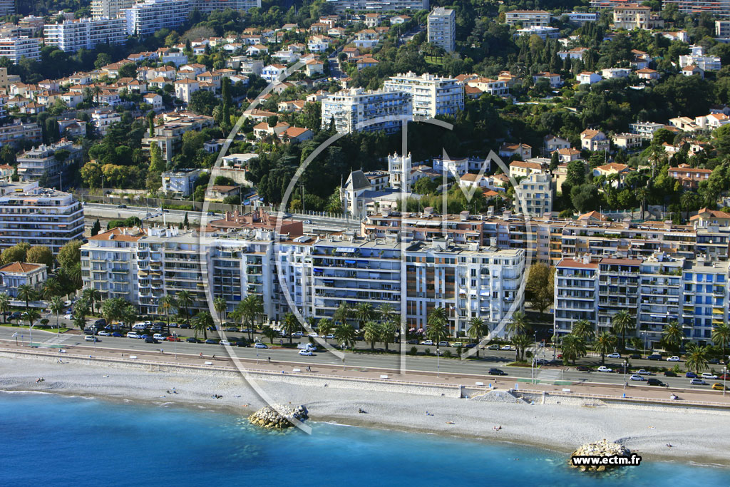 Photo arienne de Nice (Promenade des Anglais)