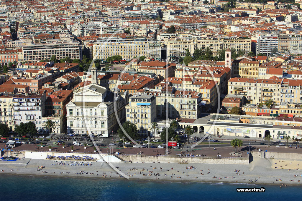 Photo arienne de Nice (Quai des Etats-Unis)