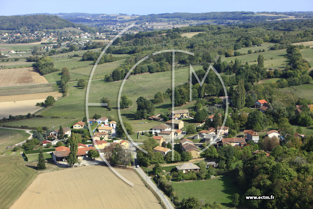 Photo arienne de Beauvoir-de-Marc (Colombier)