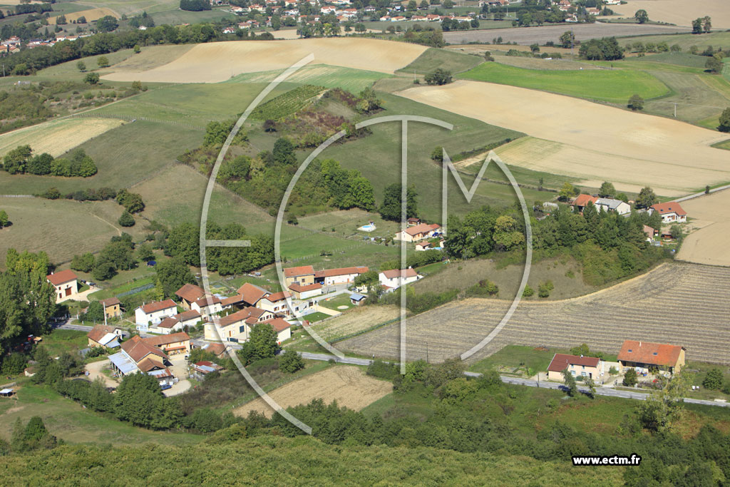 Photo arienne de Chtonnay (Le Fontanil)