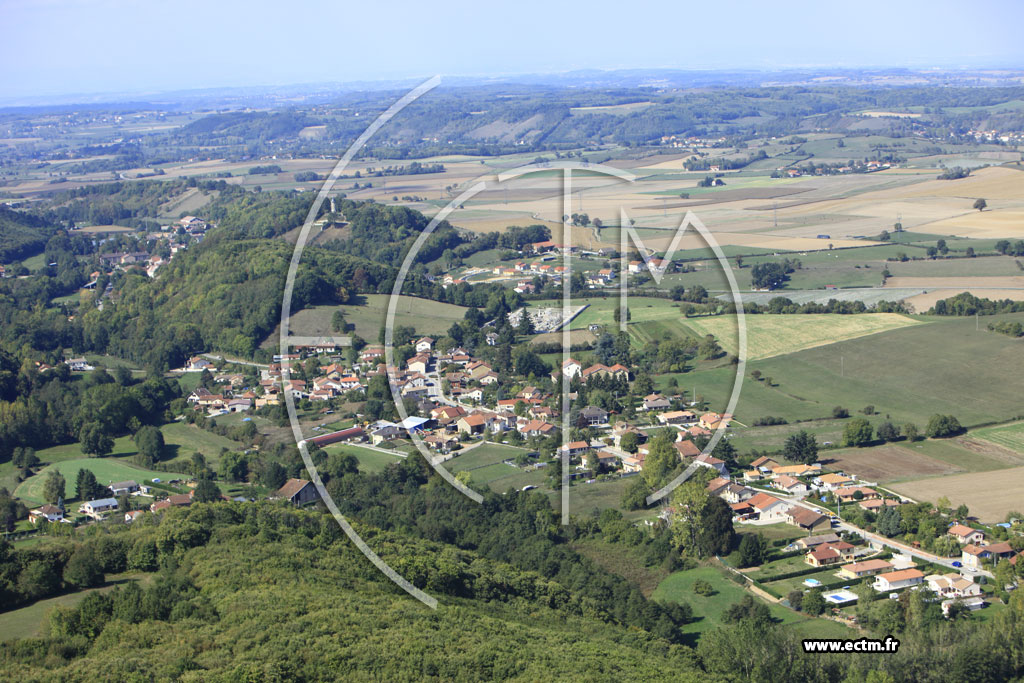 Photo arienne de Chtonnay (Saint-Christophe)