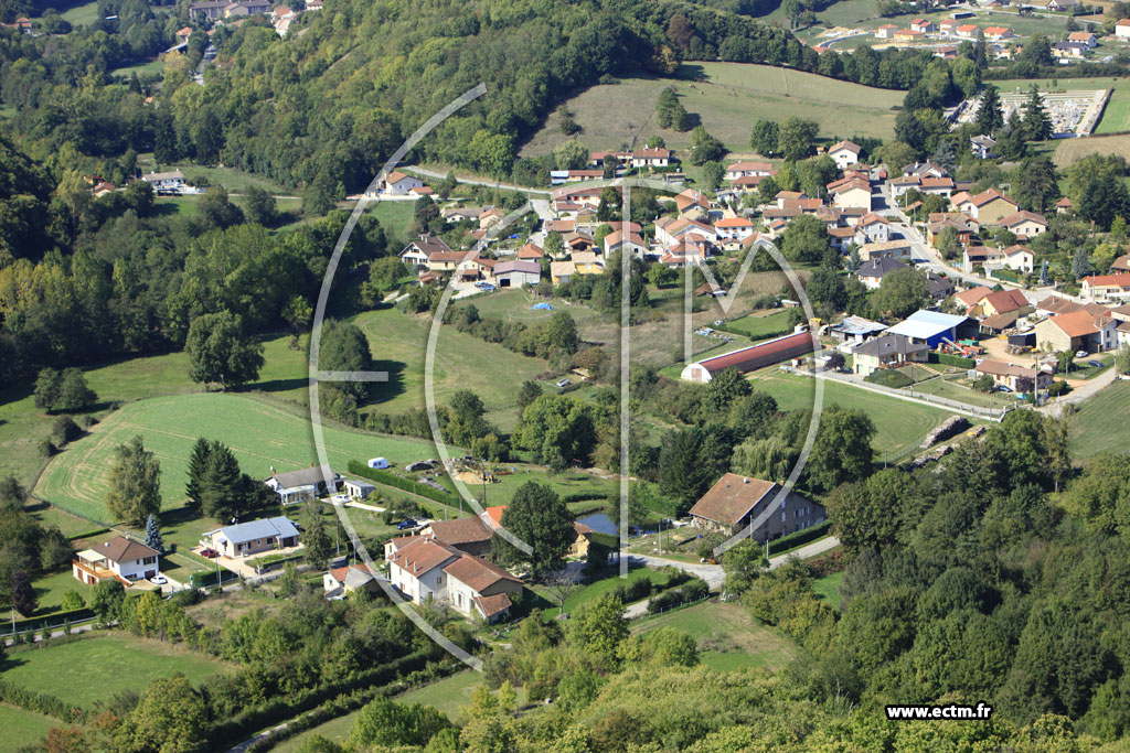 Photo arienne de Chtonnay (Saint-Christophe)
