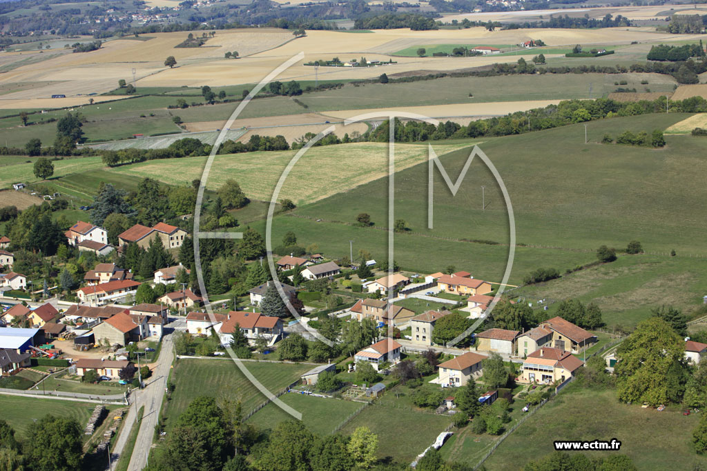 Photo arienne de Chtonnay (Saint-Christophe)