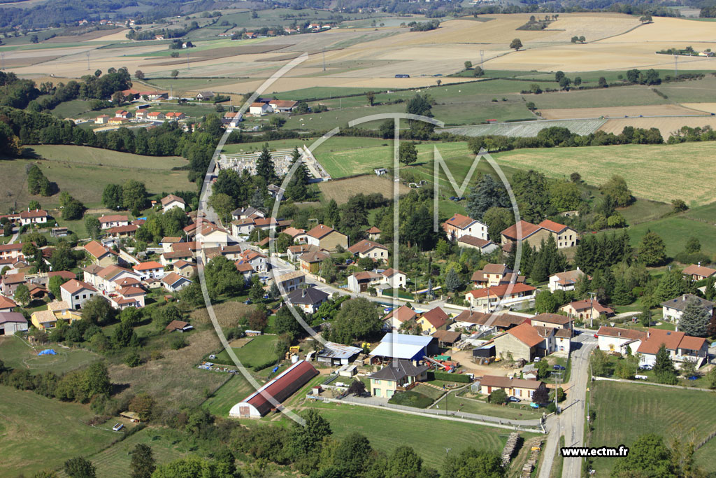Photo arienne de Chtonnay (Saint-Christophe)