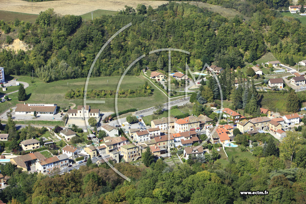 Photo arienne de Les parres (La Combe)