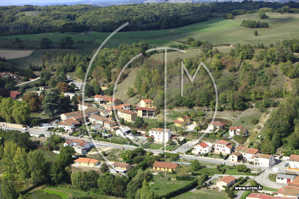 Photo arienne de Meyrieu-les-tangs