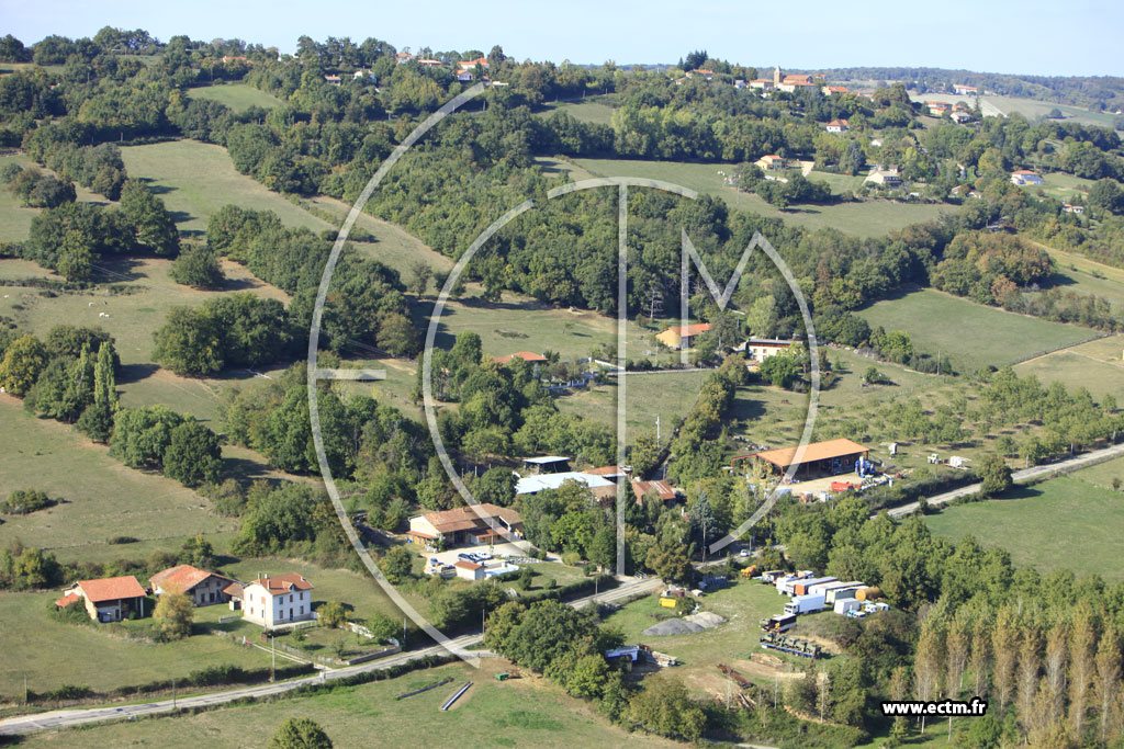 Photo arienne de Pommier-de-Beaurepaire (Bas-Pommier)