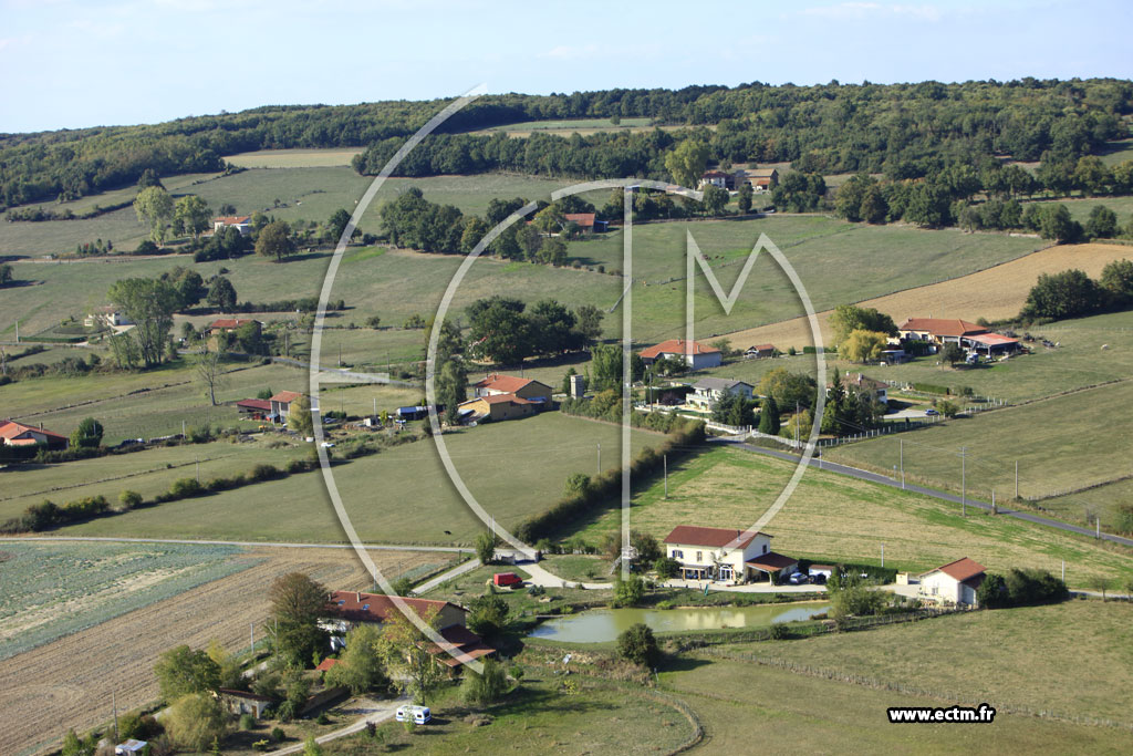 Photo arienne de Pommier-de-Beaurepaire (Bas-Pommier)