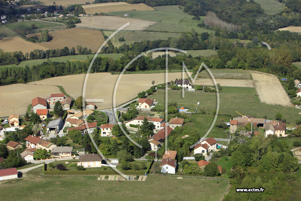 Photo arienne de Saint-Agnin-sur-Bion