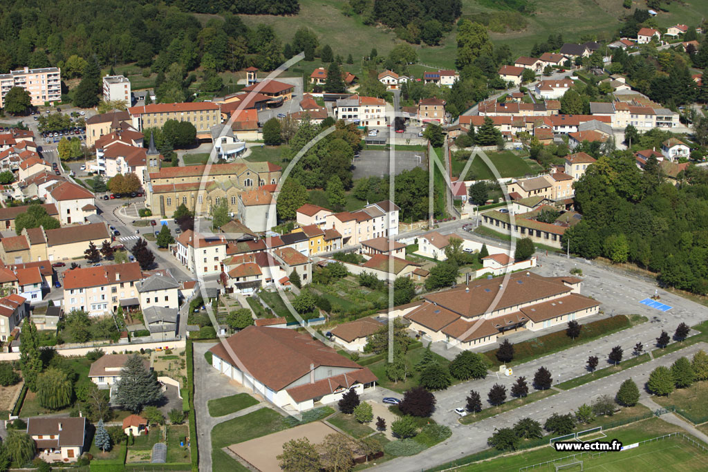 Photo arienne de Saint-Jean-de-Bournay