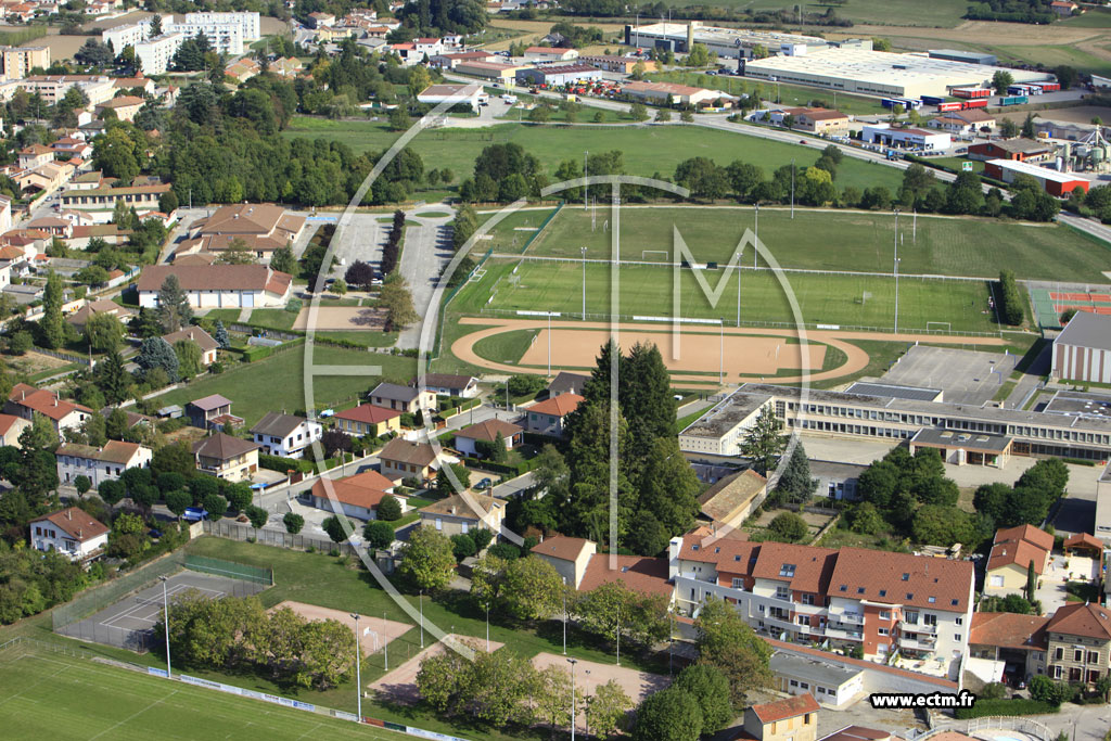 Photo arienne de Saint-Jean-de-Bournay