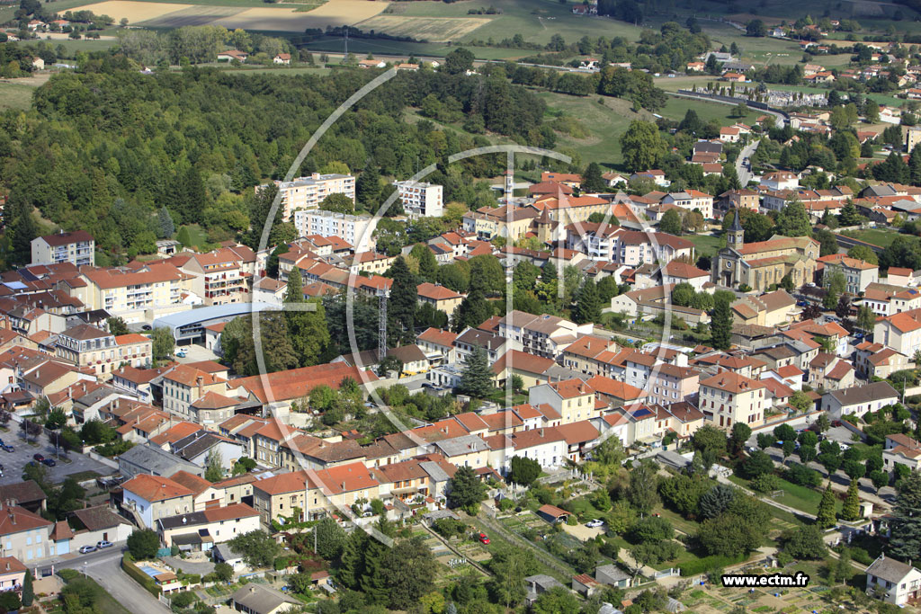 Photo arienne de Saint-Jean-de-Bournay