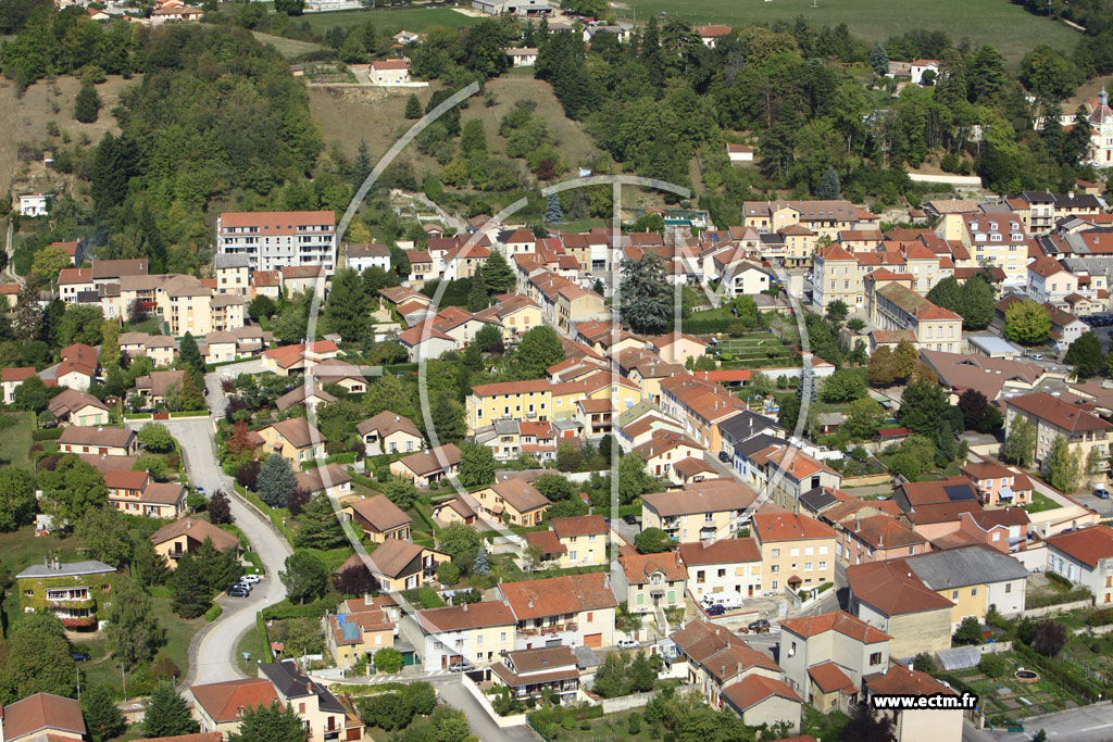 Photo arienne de Saint-Jean-de-Bournay