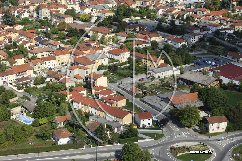 Photo arienne de Saint-Jean-de-Bournay