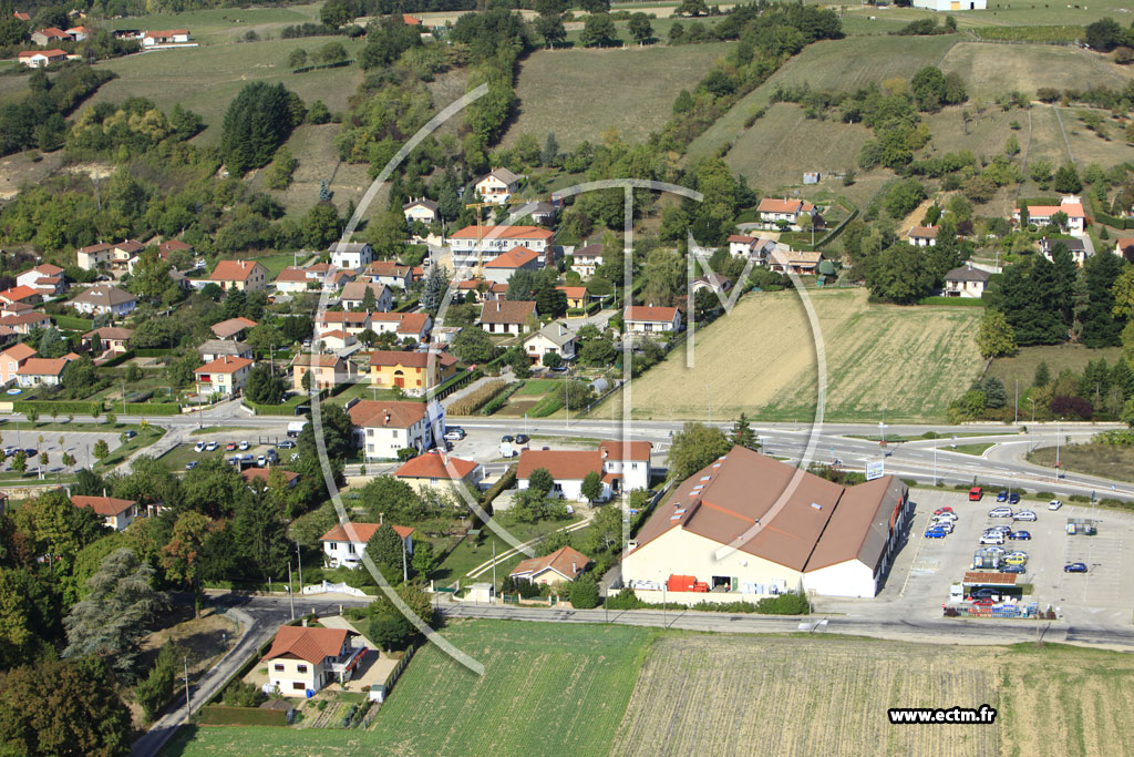 Photo arienne de Saint-Jean-de-Bournay