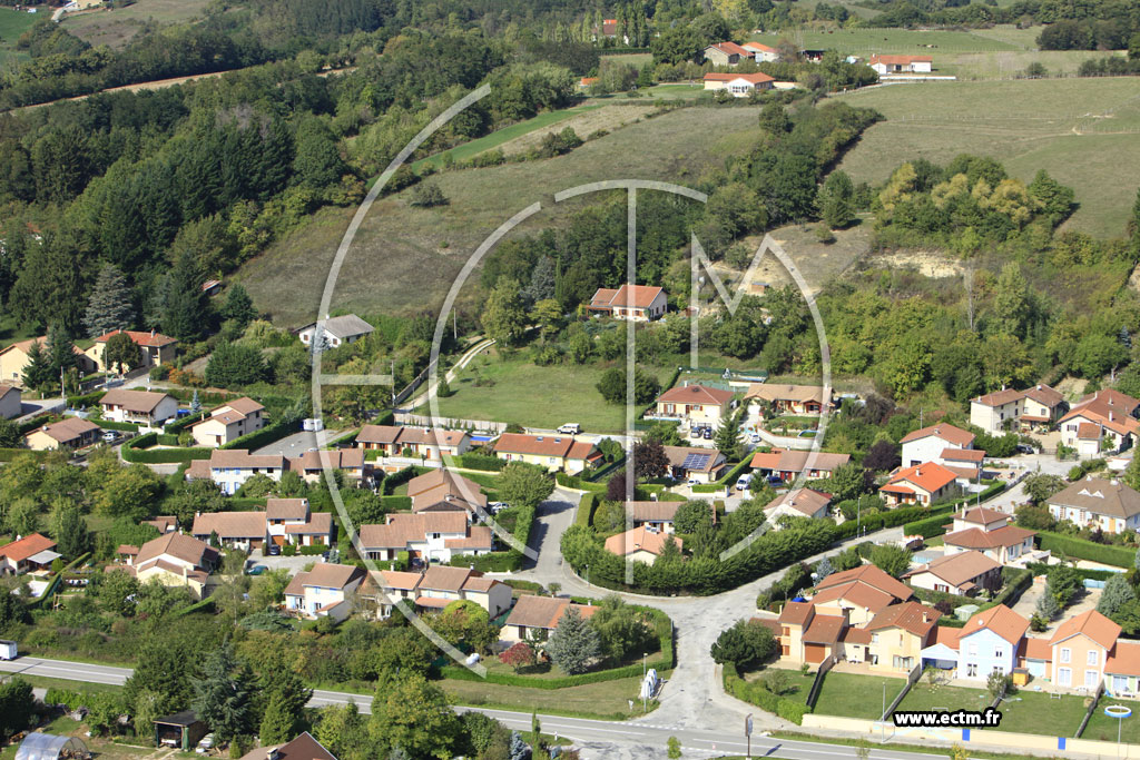 Photo arienne de Saint-Jean-de-Bournay