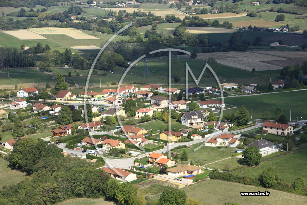 Photo arienne de Saint-Jean-de-Bournay