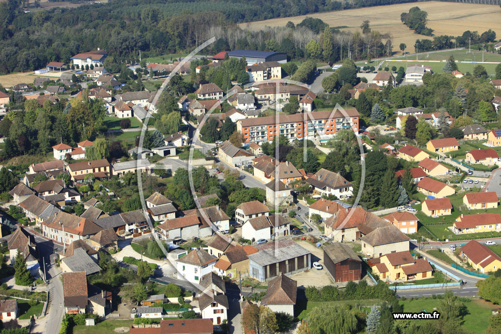 Photo arienne de Aoste